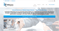 Desktop Screenshot of nexgenmarketingmn.com